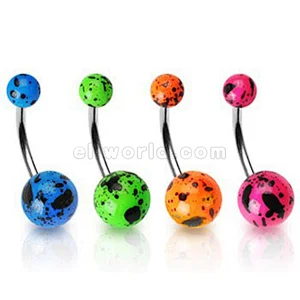 Acrylic Belly Button Ring