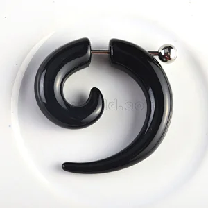 Acrylic Snail Fake Earring