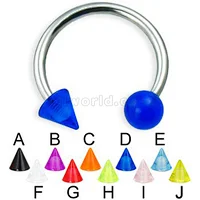 Color Acrylic Circular Barbells