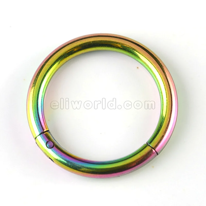 Rainbow Stainless Steel Septum Rings