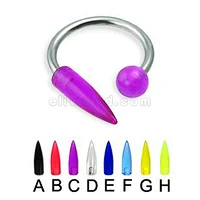 Color Acrylic Circular Barbells
