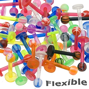 Multi-color Bio Flexible Labrets