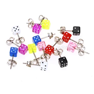 Acrylic Fake Earring