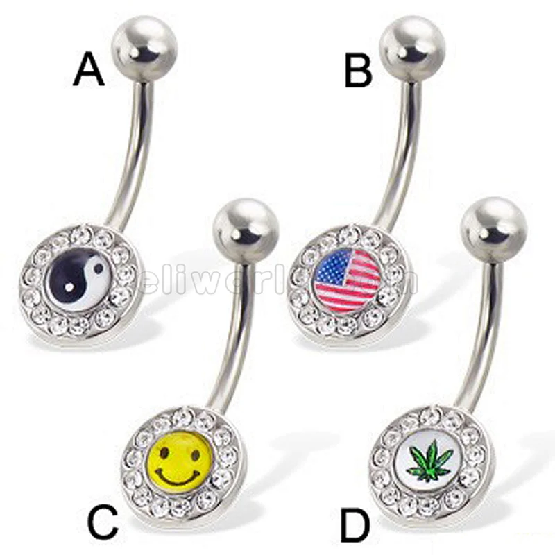 Fashion Stainless Steel Belly Rings
