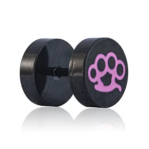 Steel  Fake Ear Plug
