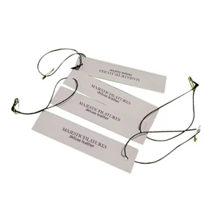 Garment Tags Product Type and Printed Technics custom hang tags design