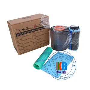 original Card Printer YMCKO color hiti ribbon