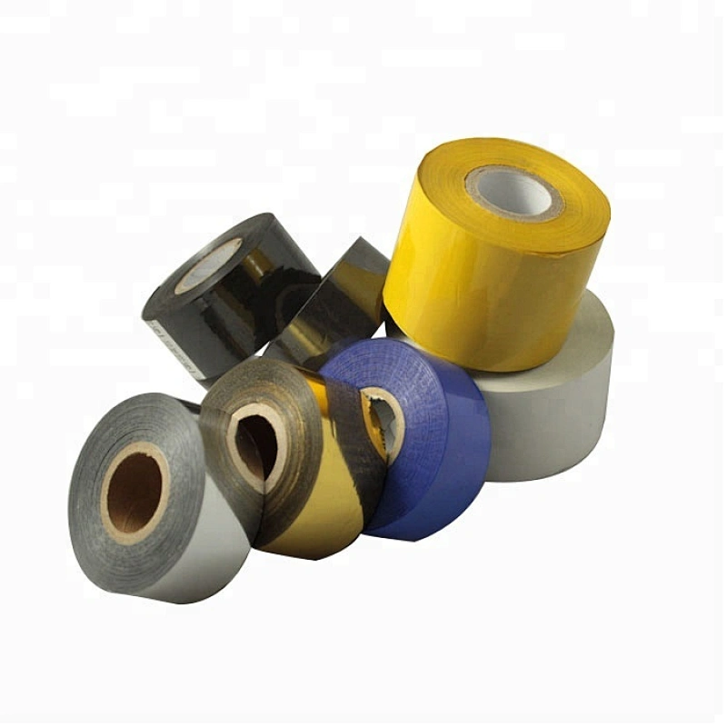 thermal printing color black white gold hot stamping foil