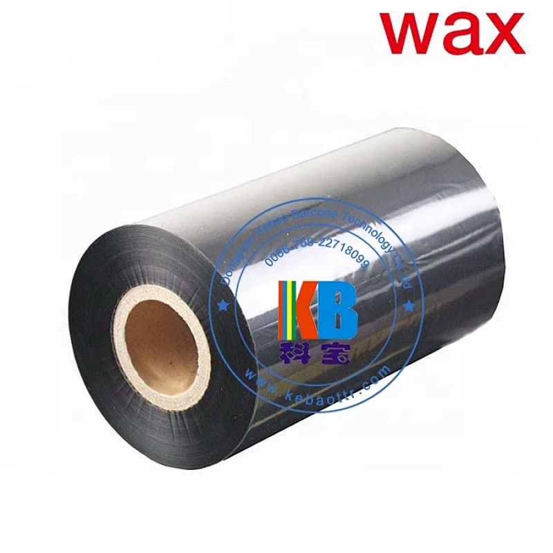110mm*300m thermal transfer ribbon  Wax  Ribbon for barcode company