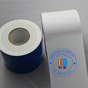 Compatible zebra printer DNP white resin color thermal label sticker printing barcode ribbon