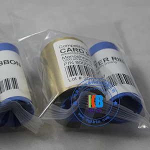 800015-106 1000 images gold monochrome ribbon zebra card ribbon