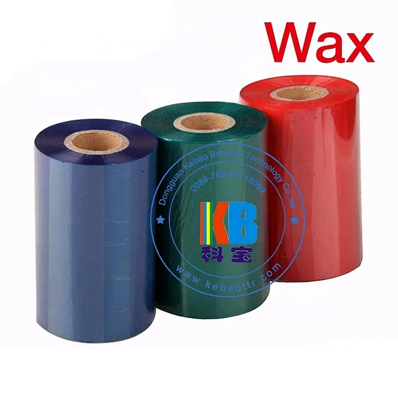 110mm*300m thermal transfer ribbon  Wax  Ribbon for barcode company