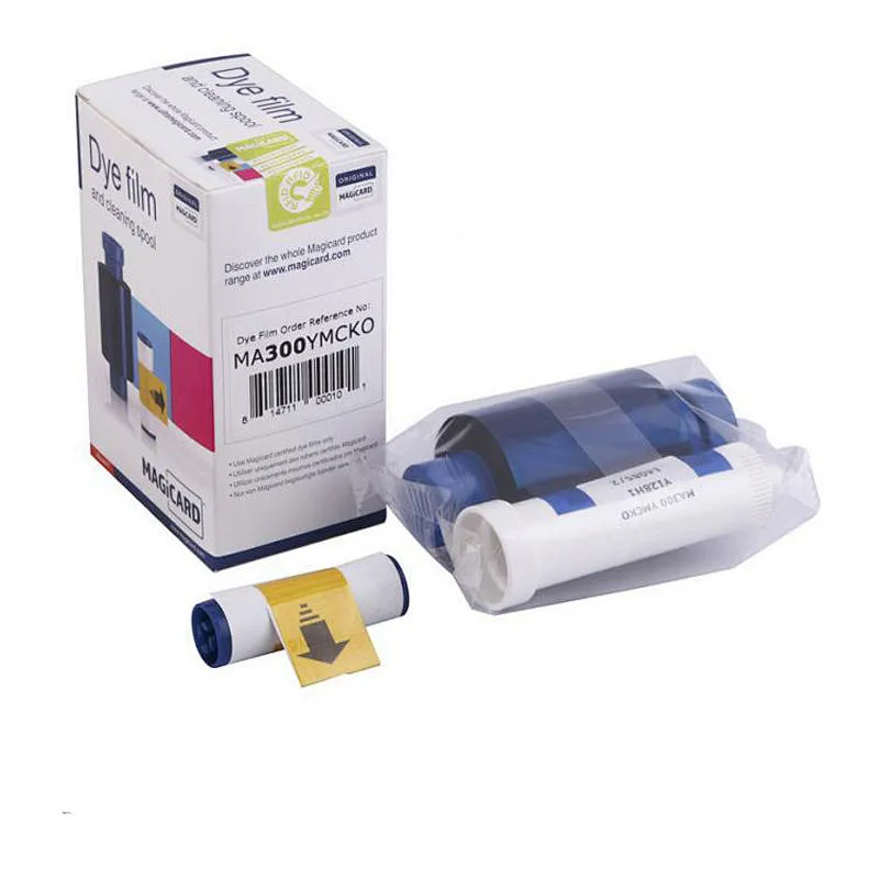 YMCKO thermal transfer printing  Magicard  MA300 Card Printer Enduro ID Card Printer Ribbon