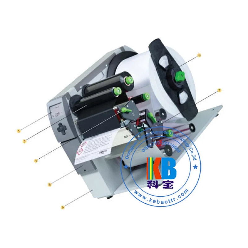 Barcode printer type two tone color thermal transfer printer