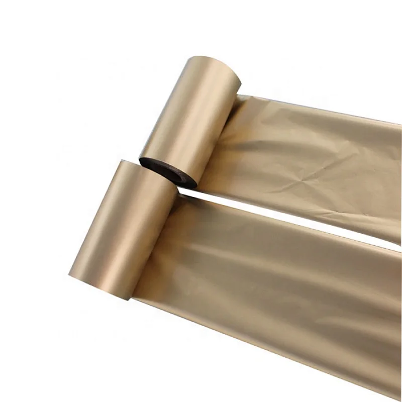 ZT410 Industrial barcode printer PET polyester thermal label printing color resin barcode ribbon