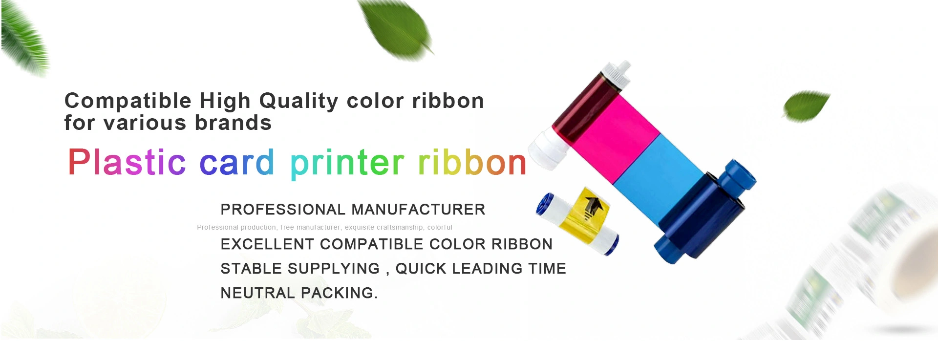 compatible card printer ribbon