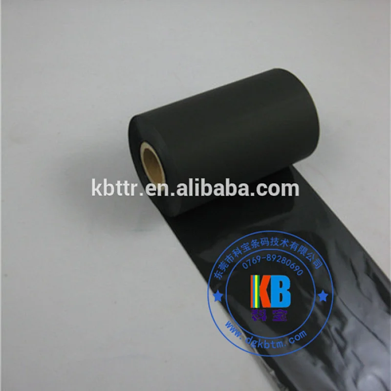 Garment label printing ttp 345 Cab 4+ printer use black wash resin thermal transfer ribbon