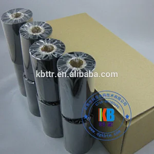 Black washable foil ribbon for zebra citizen tsc Toshiba printer