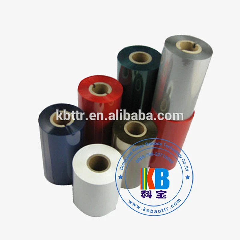 Nylon taffeta label fabrics printing thermal transfer ribbon