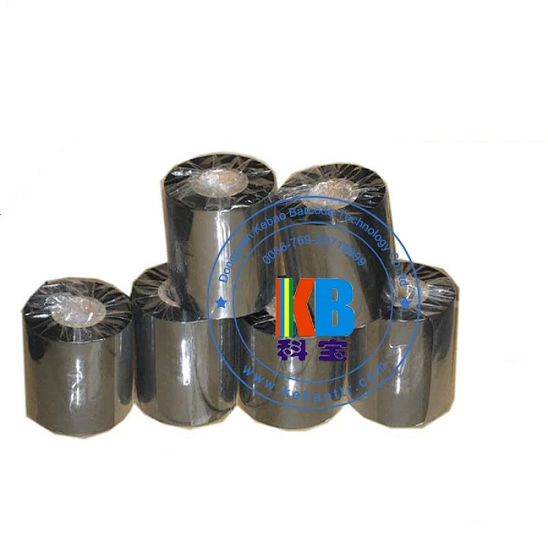 45*300  35*300 Compatible TTR type black wash resin thermal printer zebra barcode ribbon