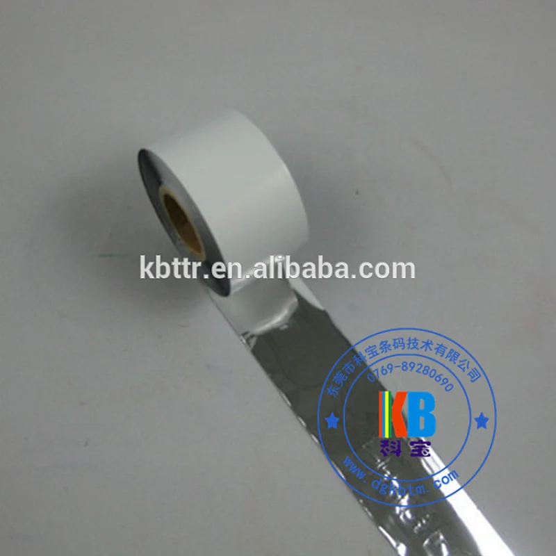 glossy Gold resin thermal transfer ribbon for ribbon printer