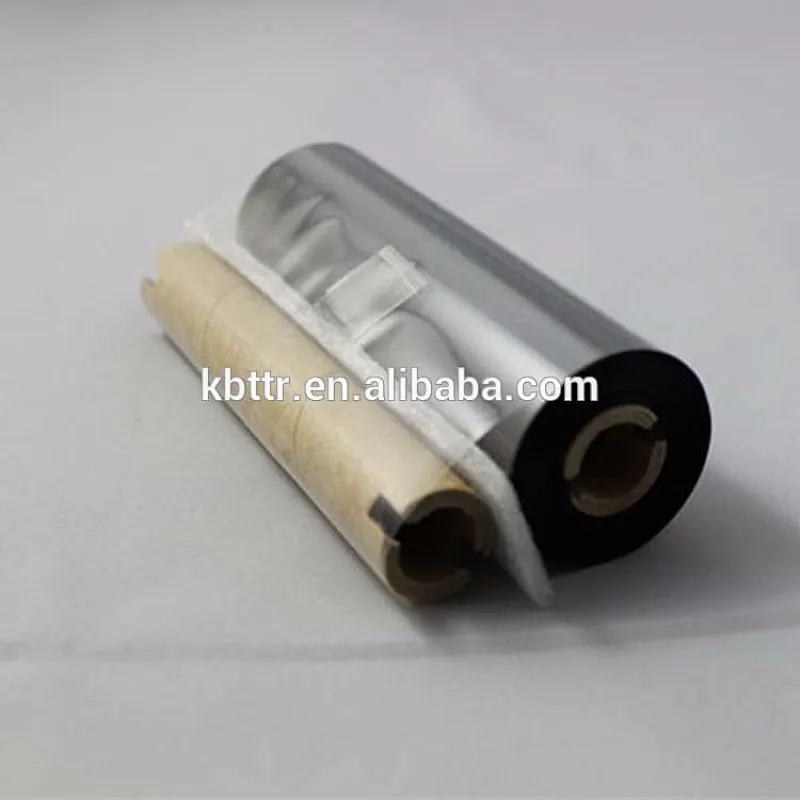 Garment label printing ttp 345 Cab 4+ printer use black wash resin thermal transfer ribbon