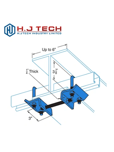 C-415 Double "U" Bolt Beam Clamp