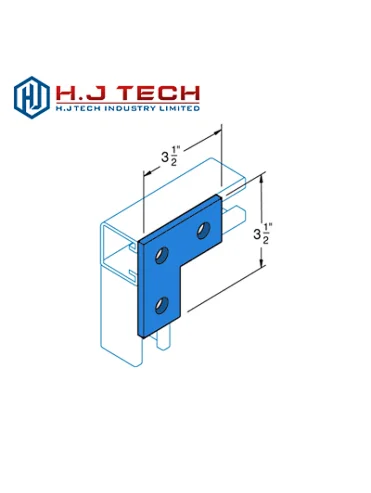CS 718(F-210) Three Hole Flat Angle Plate