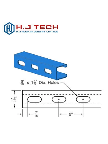 H-132-OS Channel With Open Slots