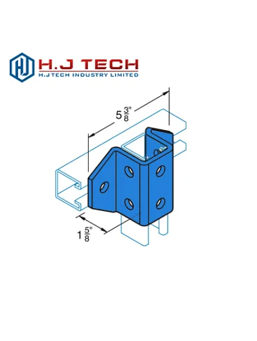 B-613 8-Hole Intersecting "U" Support