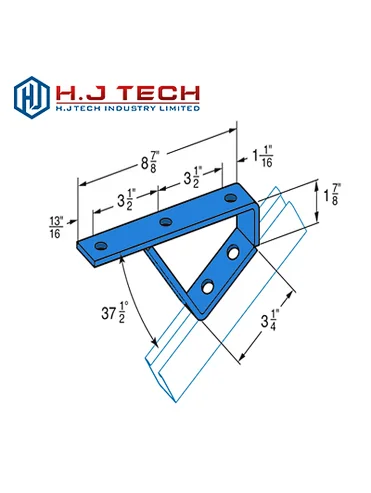 M-601 37 1/2-Degree Stair Support