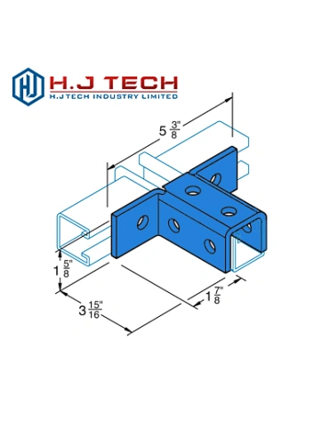 A-327-2 Eight Hole Double Angle Connector