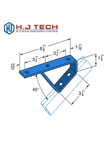 M-602 45-Degree Stair Support