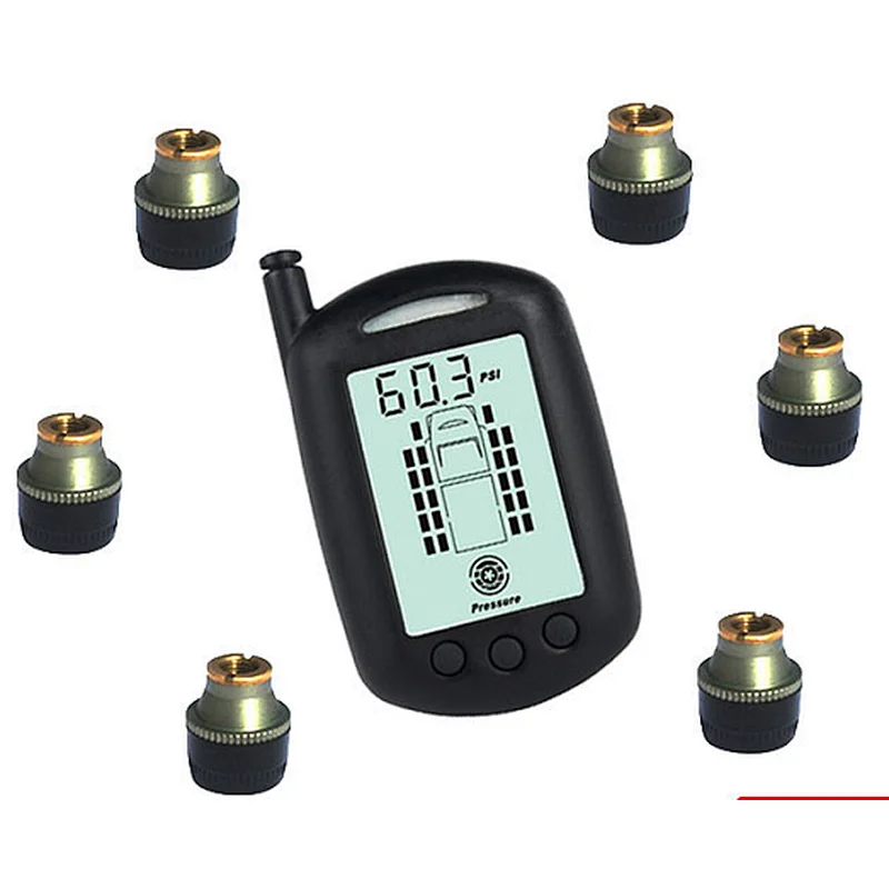 China Manufacturer Wholesale 6 Tires TPMS Tire Pressure Monitoring system for RV/Motor home/Caravan/Bus/Truck