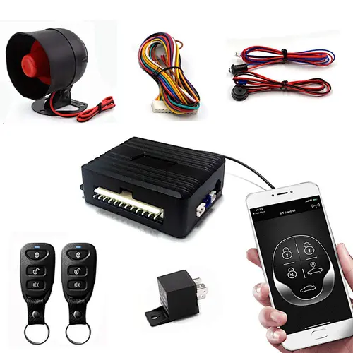 Bluetooth Keyless Car System Phone anti-hijacking function car system one way alarm Exclusive for Indonesian market