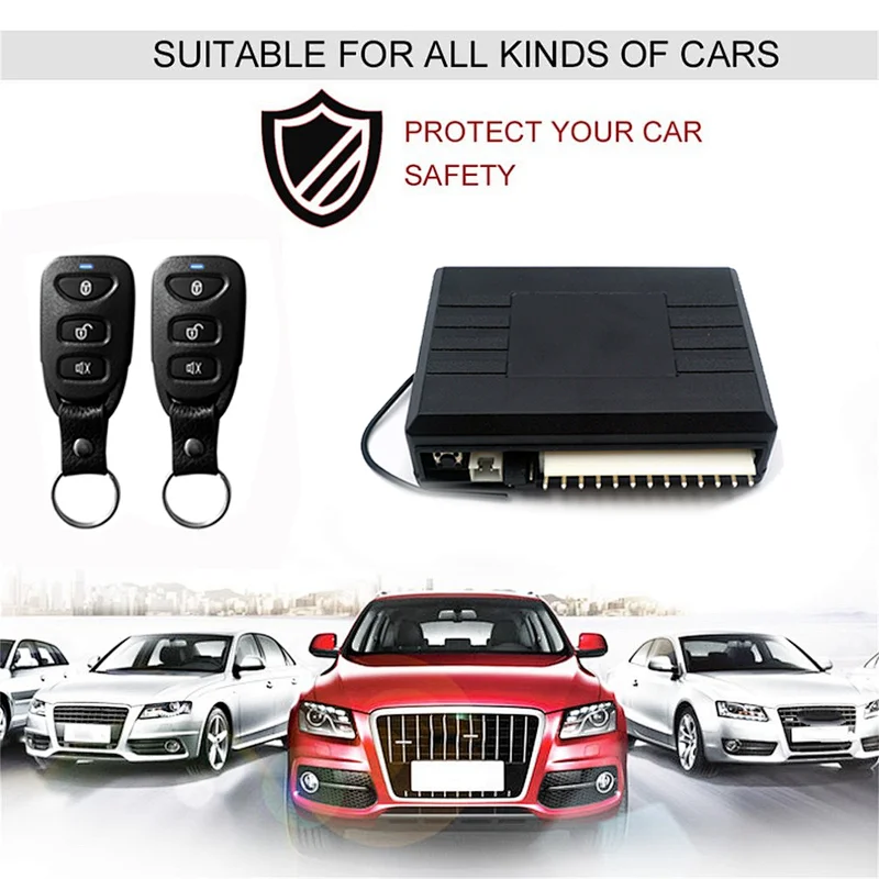 Universal key cars Car Keyless Entry System with siren output & Power Window Output and Siren Learning & hoping code