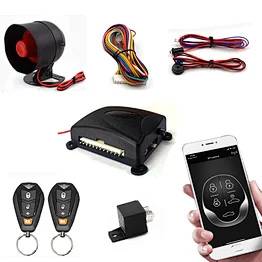 Keyless Entry System Car Alarm That Calls Cell Phone and Shock sensor build-in disable car alarm hot sale in North America