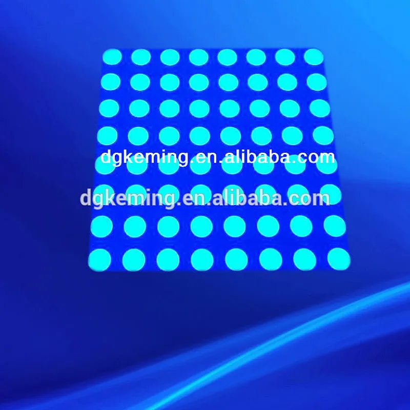 3mm led dot matrix 8x8 blue