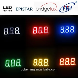 7 segment led display 3 digit 0.36 inch white color