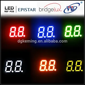 Electronic LED digital display 0.3 inch two digit 7 segment led display red common anode 15.5*15mm seven segment