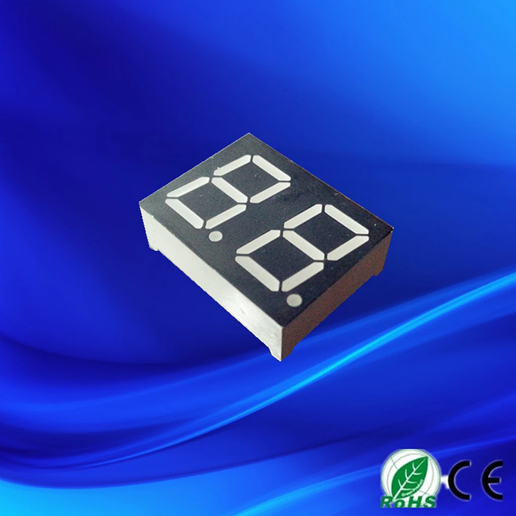 China factory 7 segment led display 2 digit 16 pins 7 segment fnd 2 ...