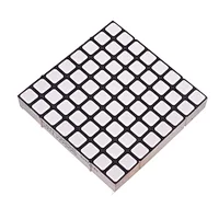 60.4*60.4*7mm ultra bright red and green dual color 6mm 8x8 led square dot matrix display