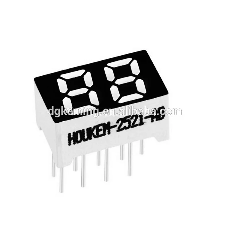 15*10*6mm led seven segment display dual- digit yellow green 0.28 inch 7 segment 2 digit for home appliance
