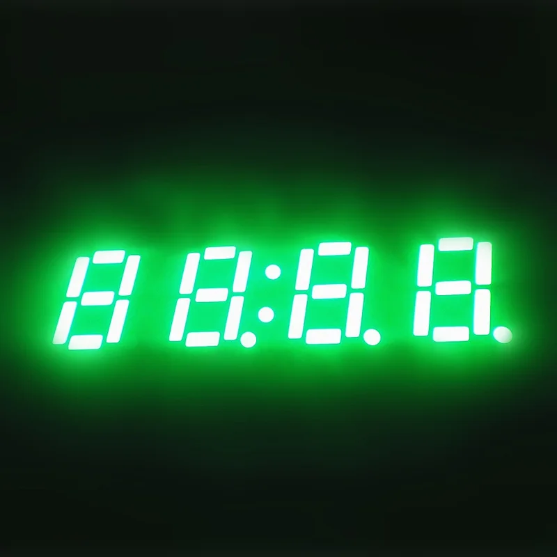 Green 7 segment 4 digit .28inches led numeric display for air conditioner