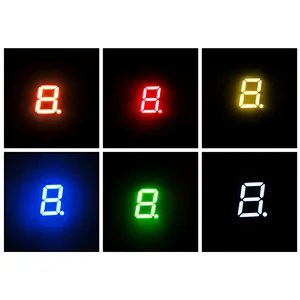 Anode 0.39 inch single digit blue 7 segment led display electronic led digital counter display 0.39''