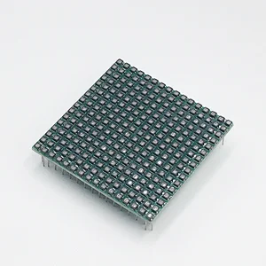 50x50mm Full color 1.8mm dot 16x16 dot matrix led display rgb 16x16 led matrix manufacturer