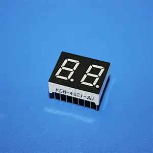 16 pin 2 digit 7 segment led display 0.4 inch