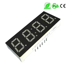 0.4 inch 4 digit led 12 pin 7 segment display