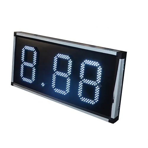 ultra white outdoor 3 digits 10 inch 7 segment led display 8.88 for gas price /socre board