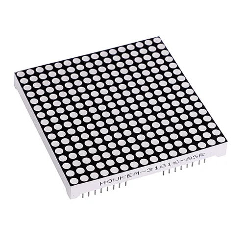 White color square or round dots 5x7 8x8 11x7 16x16 dot matrix for elevator